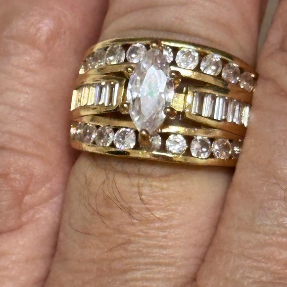 6.5 Bold Wide Wedding Ring